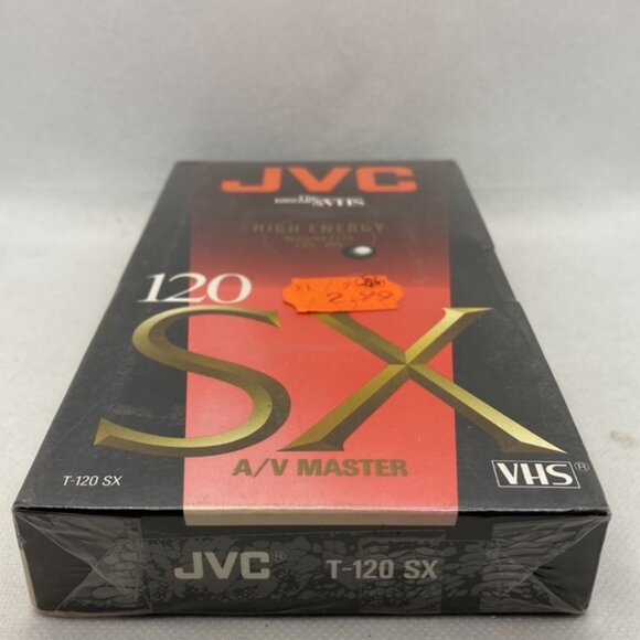 JVC T-120 SX High Energy Blank VHS Tape Factory Sealed - Picture 7 of 9
